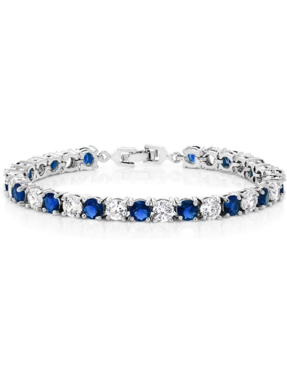 Multi-Color Gemstone Classic Tennis Bracelet for Women - Elegant & Stylish